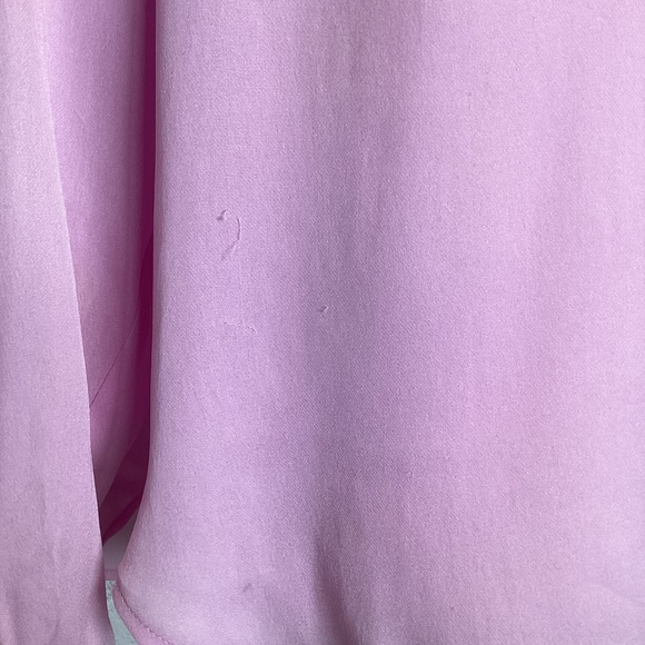 L’agence Pink Long Sleeve Blouse GUC Size 8 - Picture 9 of 13